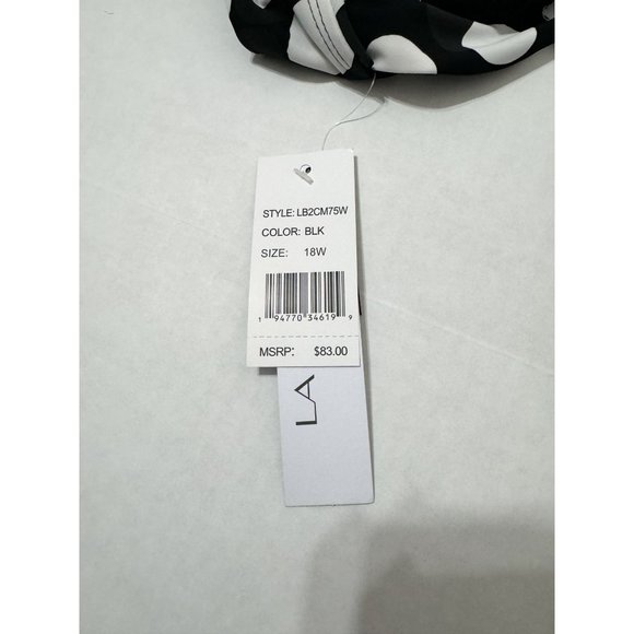 La Blanca Plus NWT Sz 18W Back White Swimsuit Set - Picture 2 of 14